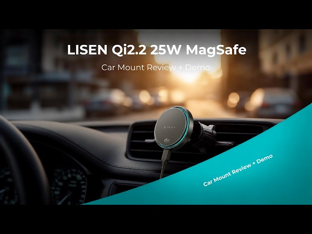 I Tested the FASTEST MagSafe Car Charger in 2026… LISEN Qi2.2 25W Review!