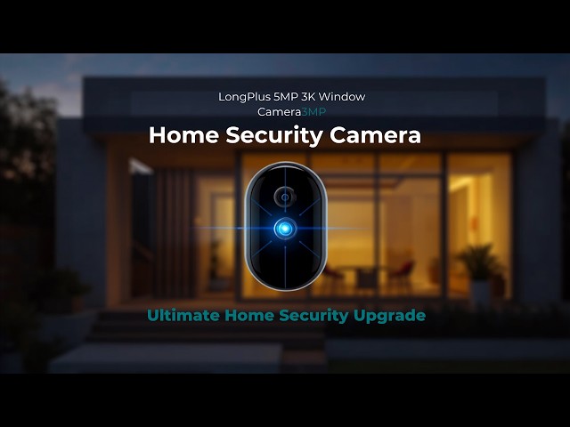 I Tested the LongPlus 5MP 3K Window Camera — Home Security Without Drilling?!