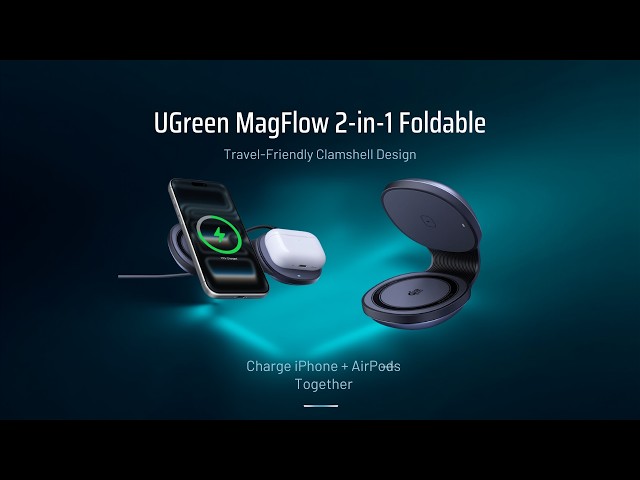 This Foldable MagSafe Charger Is a TRAVEL GAME CHANGER! MagFlow 2-in-1 Hands-On Review