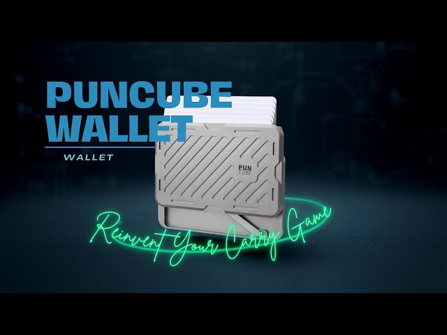 This MECHANICAL Wallet Is Seriously Addictive! PunCube Mech Wallet Hands-On Review