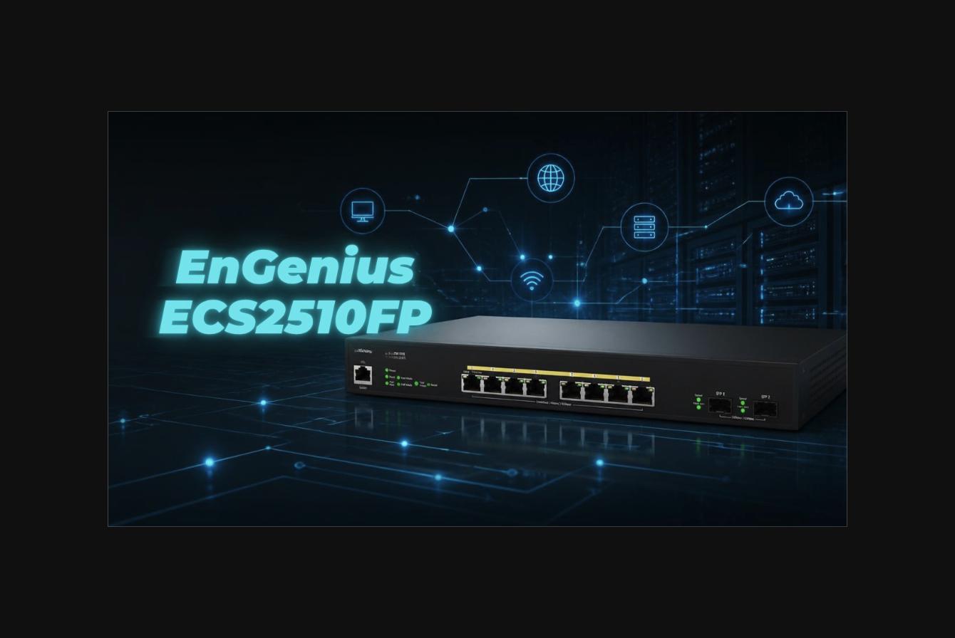 EnGenius ECS2510FP multi-gigabit PoE+ switch