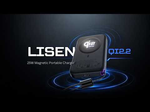 This 25W Magnetic Power Bank Is Fast! | LISEN Qi2.2 iPhone Charger Review