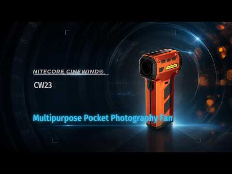 NITECORE CineWind® CW23 Hands-On Review: The Ultimate Pocket Fan for Creators?