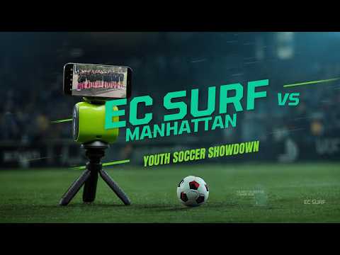 East Coast Surf vs Manhattan SC | Youth Soccer Showdown ⚽ Game AI Auto-Tracked by XbotGo Chameleon
